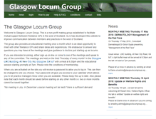 Tablet Screenshot of glasgowlocumgroup.org